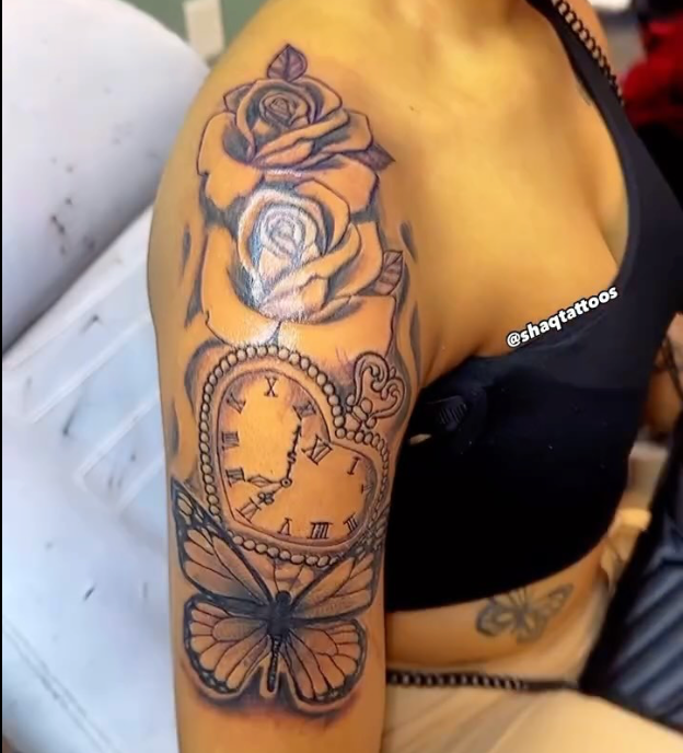 Large Tattoo (10 inches/ Quarter sleeves & Half sleeves) *THIS IS A DEPOSIT*